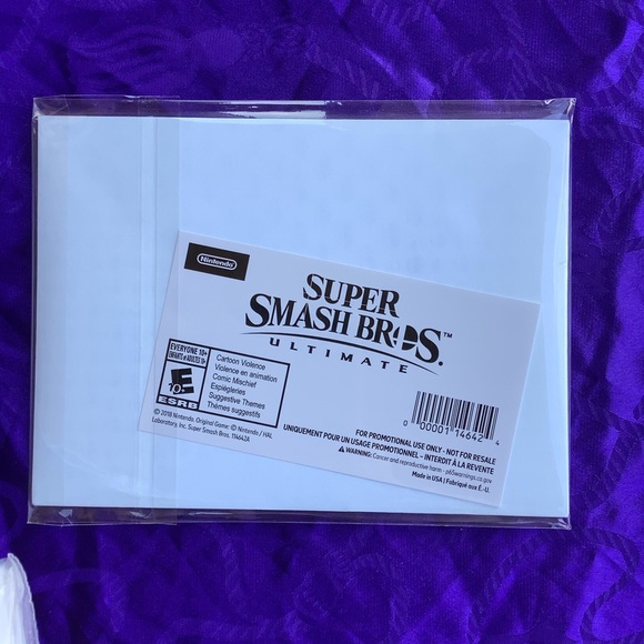 Super Smash Bros. Invitation Greeting Card Set - Picture 4 of 8